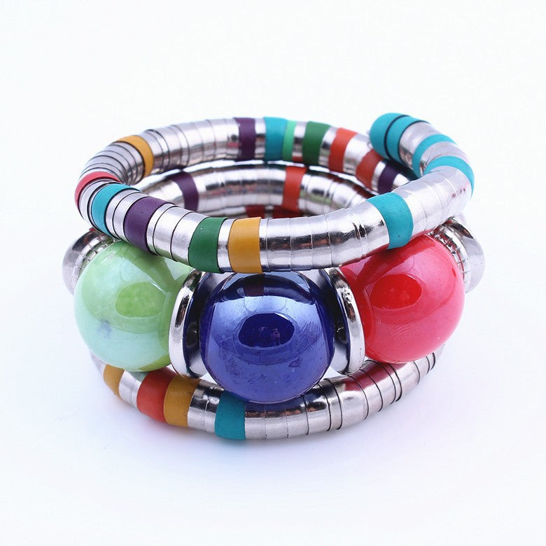 Wholesale Bohemian Multi-layer Turquoise Alloy Bracelets